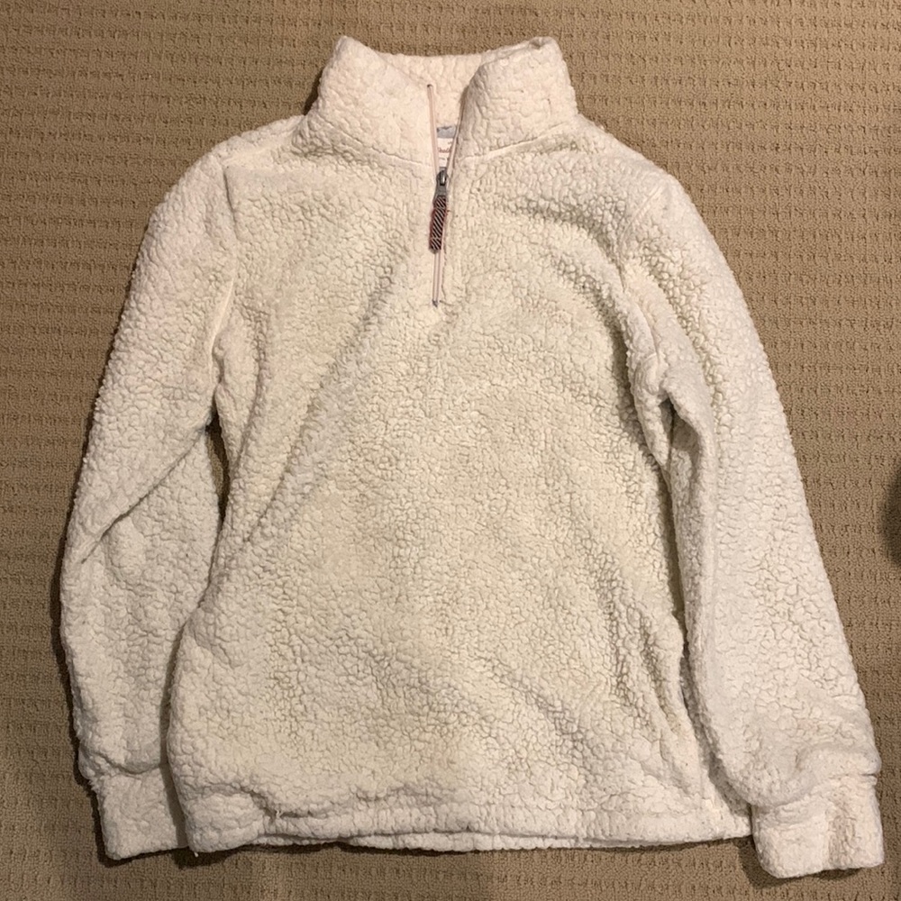 Waterproof Vintage sherpa quarter zip, size s